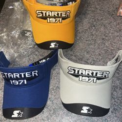  Starter 1971 Visors Hats Caps Adjustable Football Golf Baseball Sports