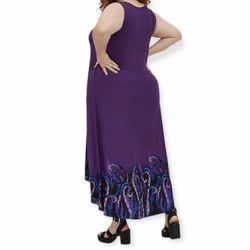 Halloween Cosplay Costume Torrid  Disney Ursula Tentacles The Little Mermaid Halloween Costume Cosplay Hi-Lo Maxi Dress