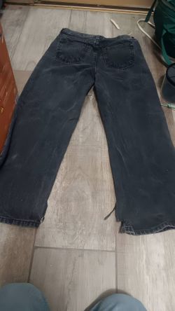 black old navy jeans size 10 slits on bottom