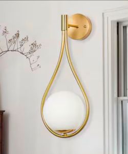 Gold wall light decoration