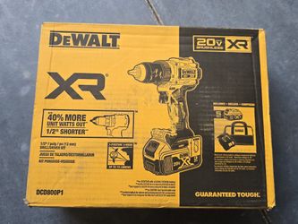 DEWALT
XR 20-volt Max 1/2-in Kevless Brushless Cordless Drill (1-5 ah Batteries Included