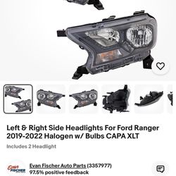 Selling 2019 Ford Ranger OEM Headlights