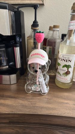 Strawberry Starbucks Bear