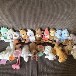 Precious Moments Tender Tails Plush Lot 