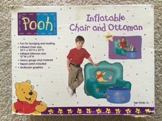 Pooh Inflatable chair & ottoman
