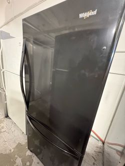 Whirlpool Black Bottom-Freezer Refrigerator