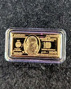 5 Gram 100 Mill Gold Buffalo Bullion Bars .999