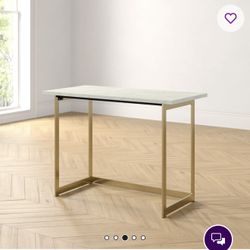 Celetha Metal Base Writing Desk