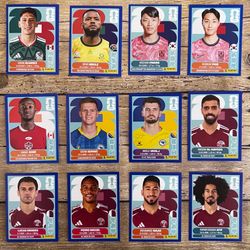 2026 Panini World Cup Blue Parallel Stickers