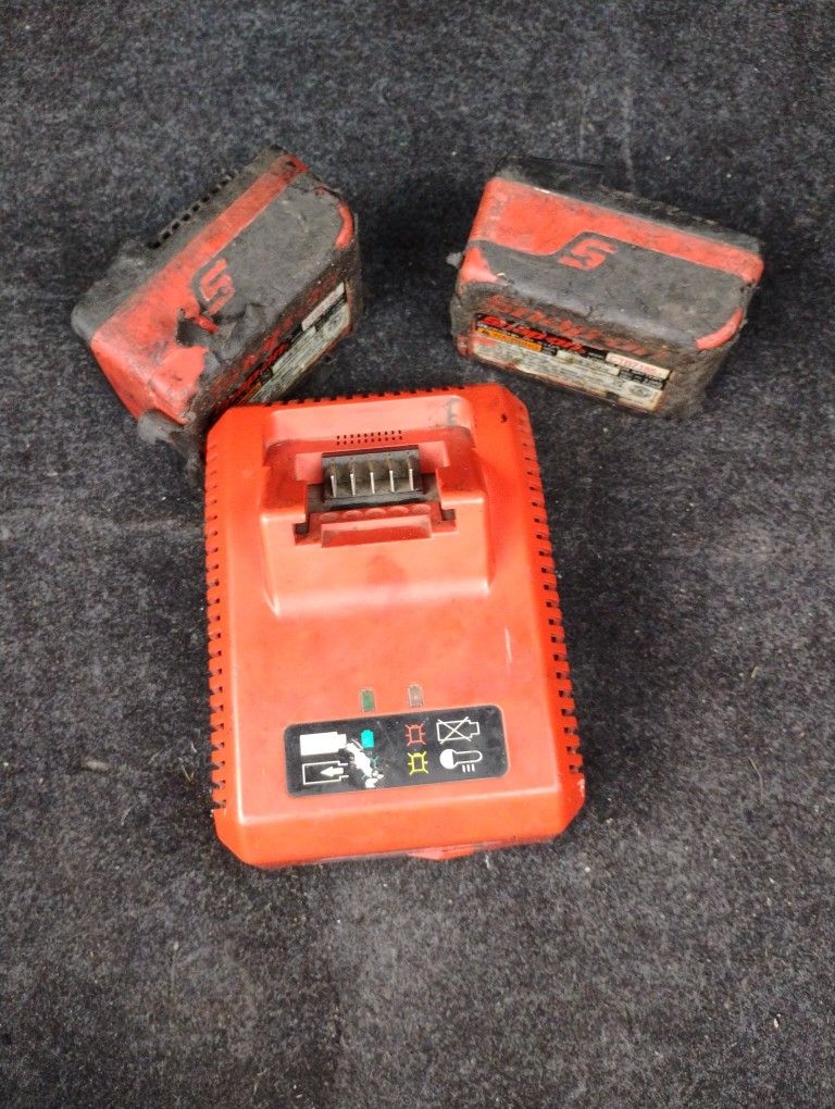 Snap On 18v Batteries And Charger