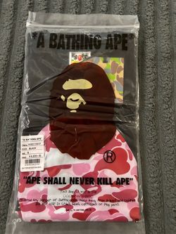 BAPE ABC Camo By Bathing Ape Tee 'Black/Pink'