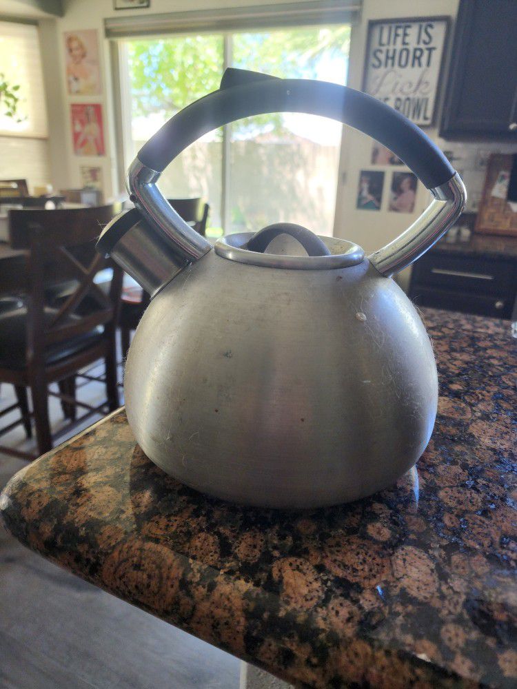 Copco Valencia Silver Stainless Steel Tea Kettle

