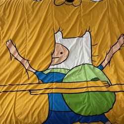 Adventure Time Full Reversible Blanket & Pillow cases 