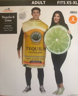 Tequila Lime Couple Adult Costume Set