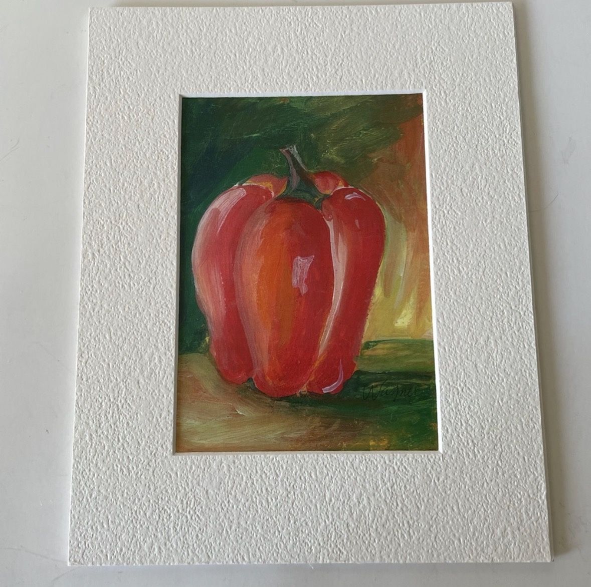 Leslie Wagner Red Pepper Print