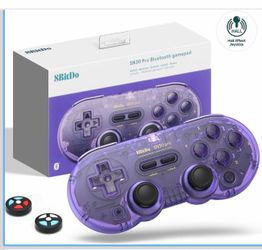 8BitDo Ultimate 2C Wireless Controller for Windows PC&Android, Blueberry Gamepad with Hall Effect Joysticks and Hall Triggers, 1000Hz Polling Rate, Re