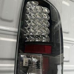 2002+2005 Dodge Ram Black LED Rear Lights 