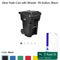 Black Trash Cans $50 I Have 5 