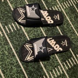 Dallas Cowboys Slides Size 10 