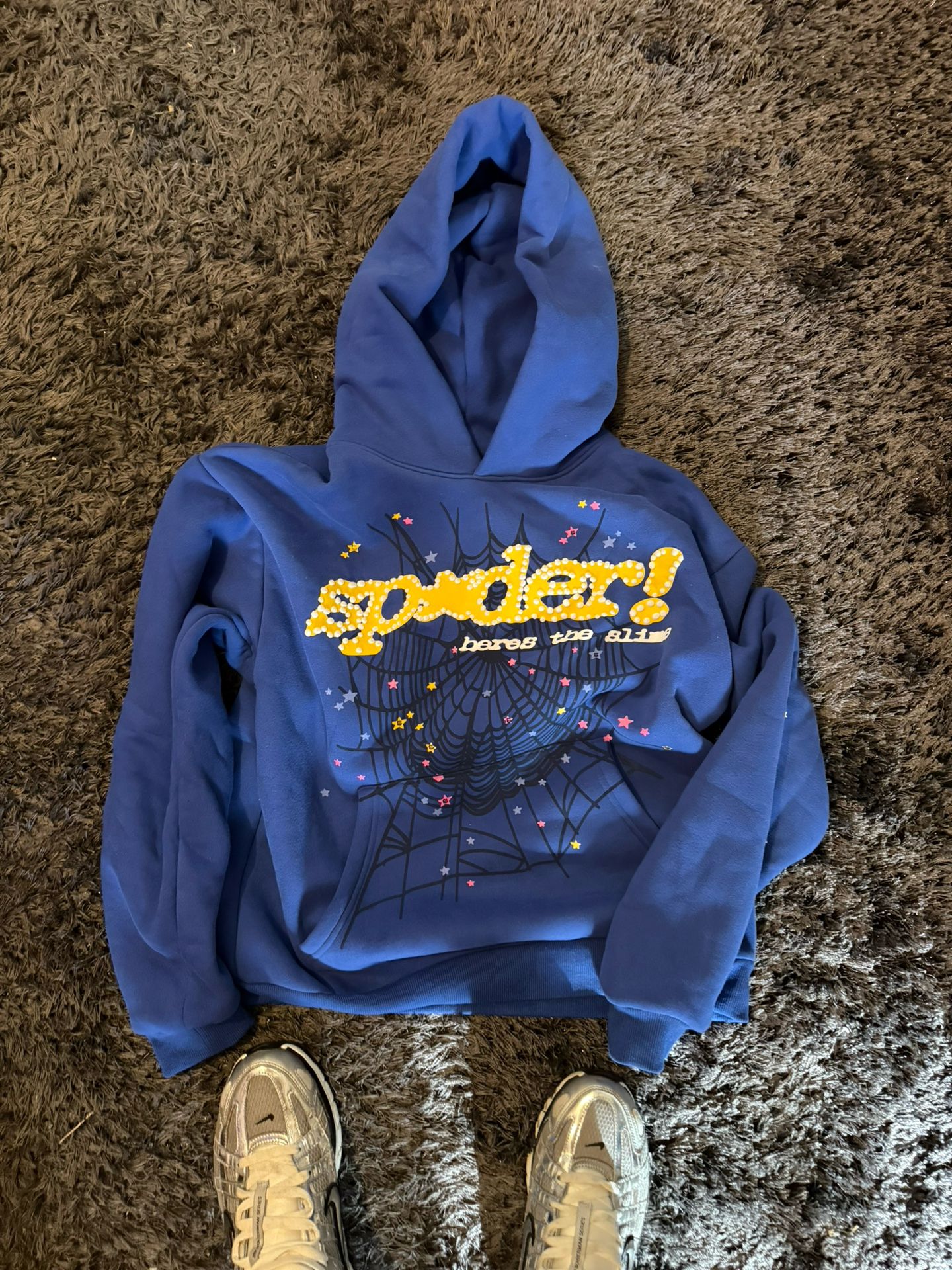 Blue and Yellow Spider Hoodie