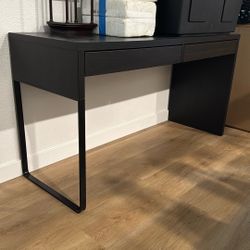 IKEA MICKE Desk Dark Brown/Blk 