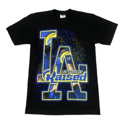 Los Angeles Raised Black Shaka Wear Shirt