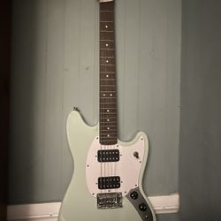 Squier Bullet Mustang HH electric guitar in Surf Green