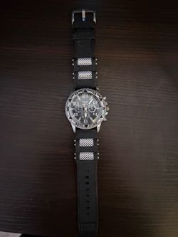 Zhowe black dial silicone watch