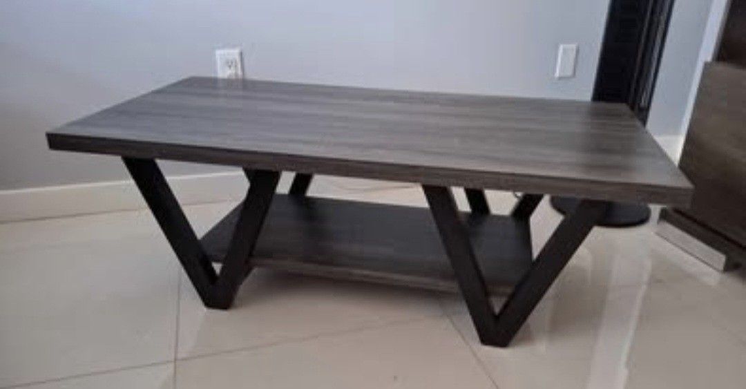 Coffee Table, Rectangle, Black, Living Room