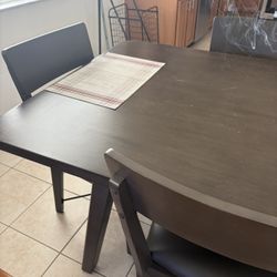 Dining Table With Six Chairs 