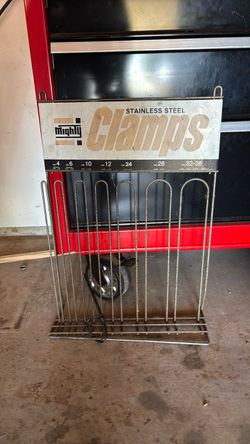 Vintage Hose clamp Holder / Display