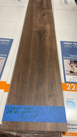 Lifeproof Caudell Oak 22 MIL 7.4 in. W x 47.8 in. L Waterproof Click Lock Luxury Vinyl Plank Flooring (19.8 sqft/case)
