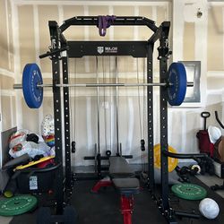 GYM SET WITH WEIGHTS & HANDLES