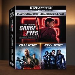 G.I. Joe 3-Movie Collection 4K Ultra HD - Brand New Sealed