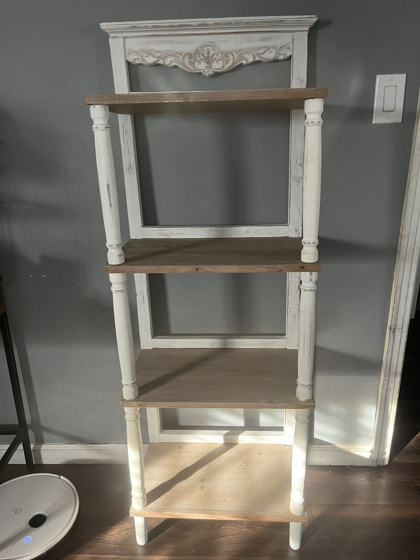 Antiqued Looking Shelves 
