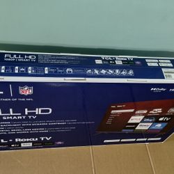 New TCL  43" Smart Tv 