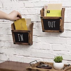 Rustic Mail Holders
