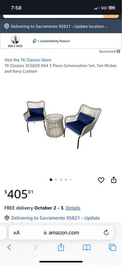 Brand new patio sets***Tk classics***
