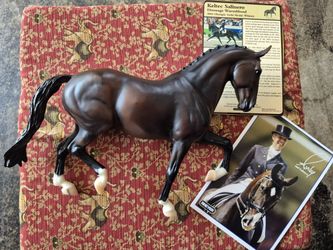 Breyer Traditional Model Horse - Keltec Salinero - Bay Hanoverian - Dressage Warmblood - 2004 Olympic Gold Medal Winner - Signed