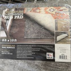 New Mohawk 8x10 Premium Dual-Surface Rug Pad - Made in USA