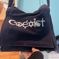 Coexist Blue Bag