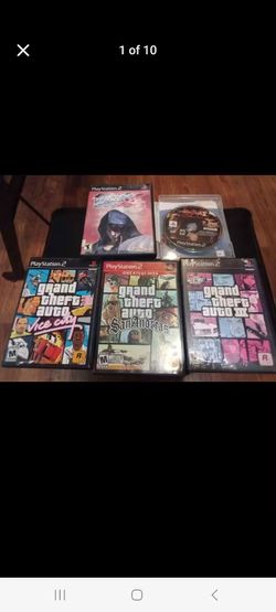PS2 GTA,ONIMUSHA,TEKKEN BUNDLE WITH MEMORY CARD AND BLUE PLAYSTATION CONTROLLER $200 FINAL PRICE READ DESCRIPTION AND SEE ALL PICTURES