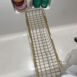 Gold Bathtub Tray