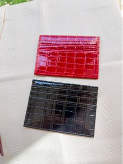 Red or black cardholders