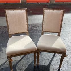 French Farmhouse Chairs-dining Desk Office Kitchen Bed Room Modern Farmhouse Vintage Shabby 