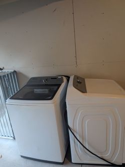 Samsung Top Load Washer and Dryer Set