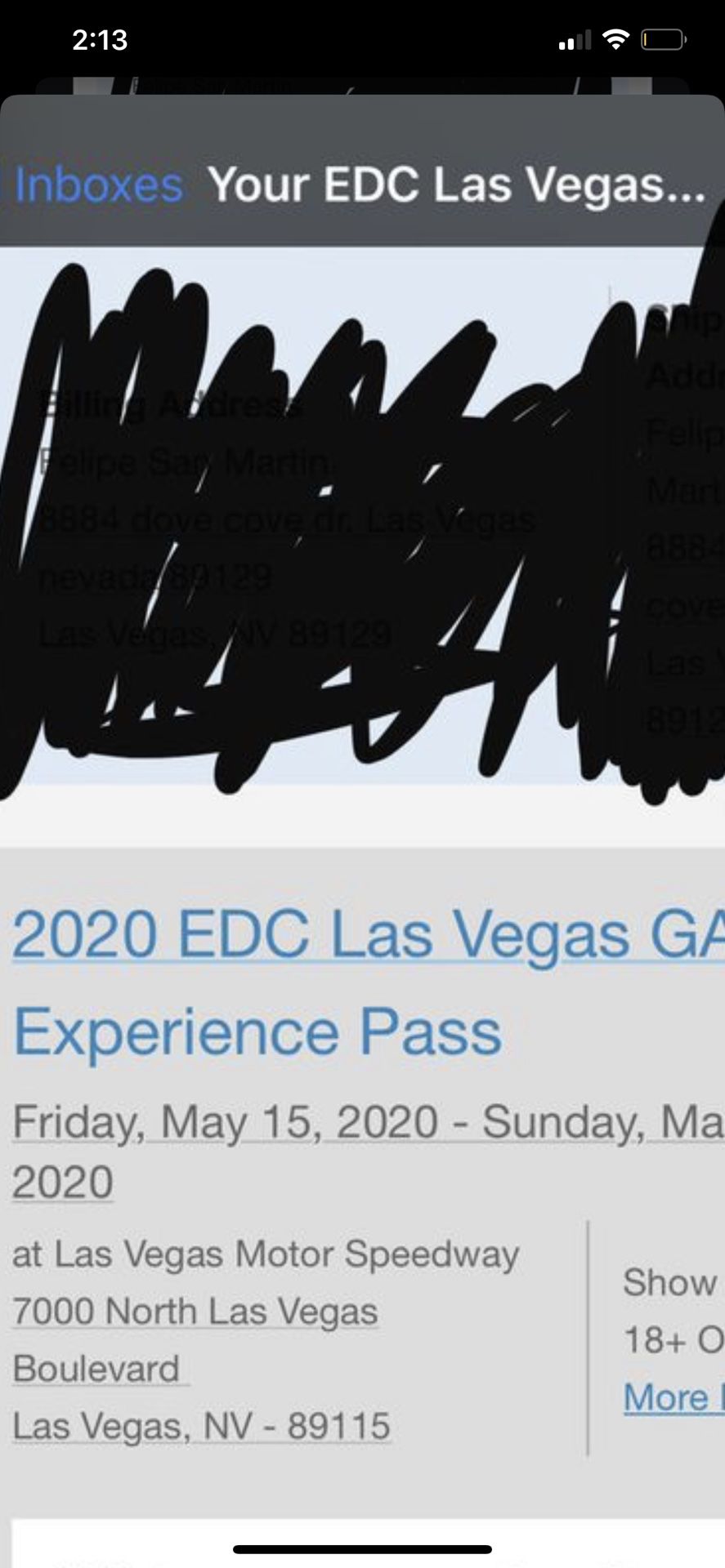 EDC 2020 ticket only 130$ more !! Special