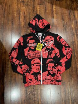 Asaali X ALOCS Red Hoodie