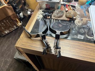 Western Cowboy Spurs with Rowels – Pair