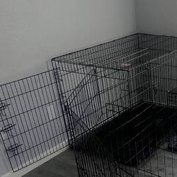 Large Dog Crate Kennel Foldable 4ft
